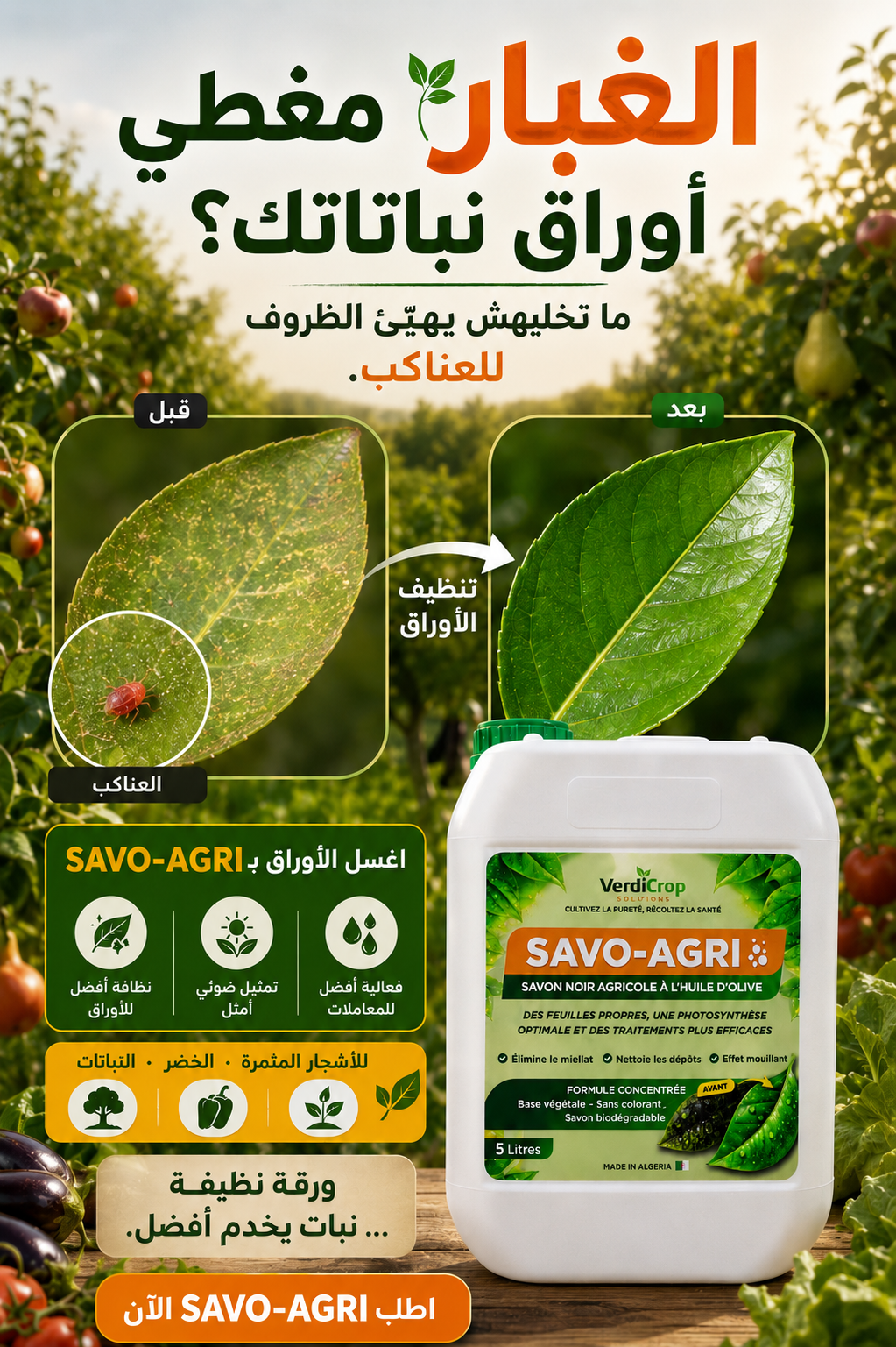 savo agri globale poussiere